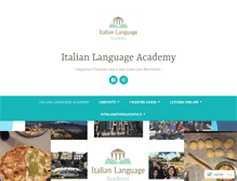 Tablet Screenshot of italian-academy.com